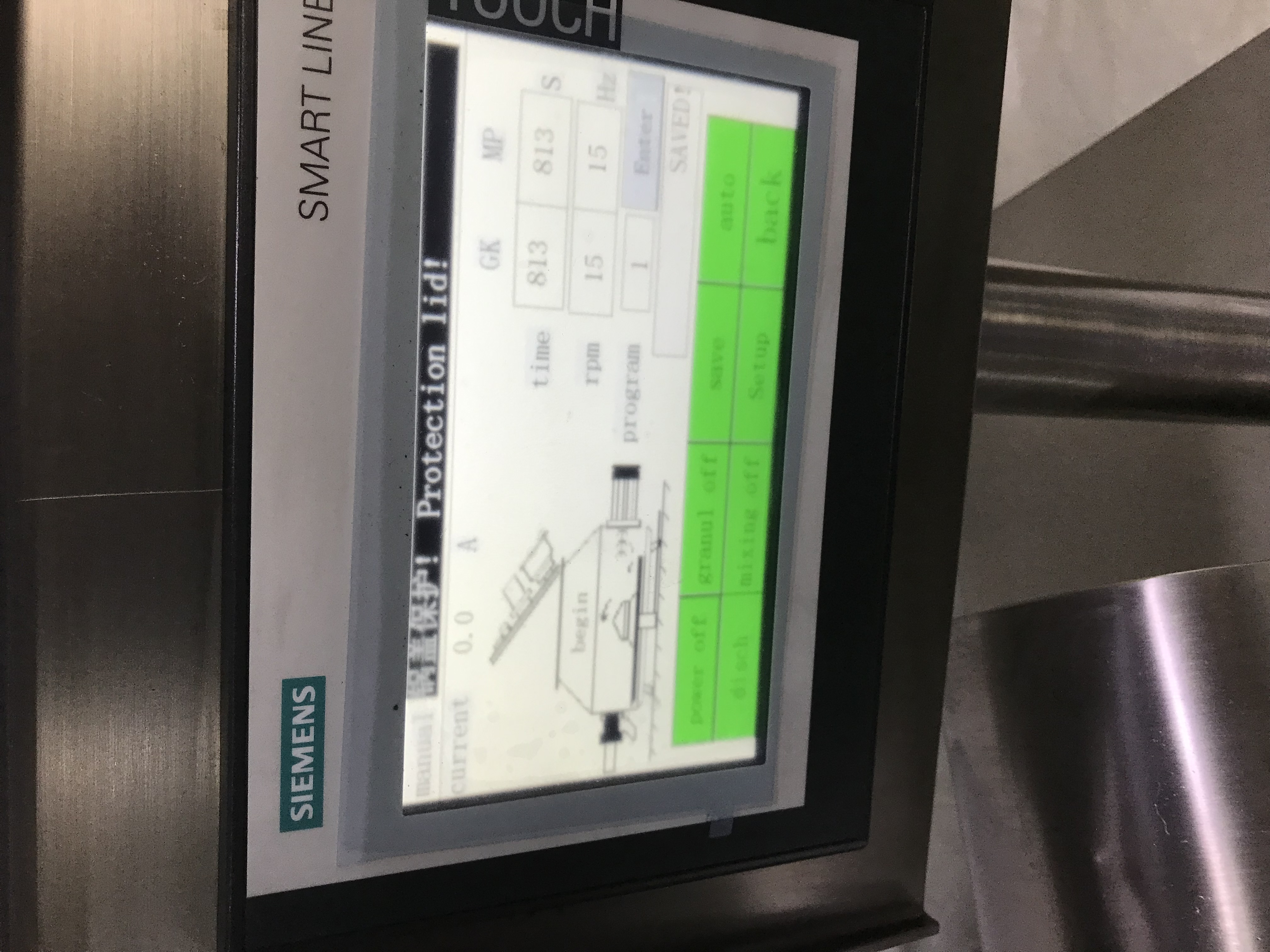 GHL-10 mixer granulator (7) Granulador de mezcladores GHL-10 (7)