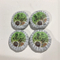 Nueva máquina de embalaje de plisado de bolas de té redonda de embalaje de pastel de té de alta calidad