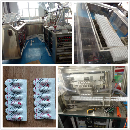 Máquina de llenado y sellado de supositorios farmacéuticos modelo Zs-I (normas GMP)
