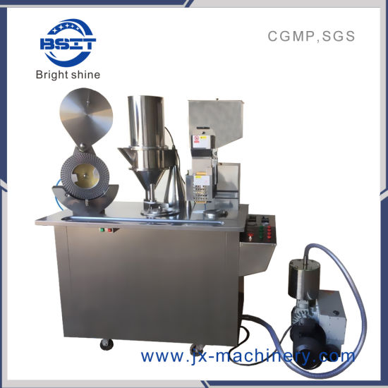 Máquina de llenado de cápsulas en polvo semiautomática con certificado GMP