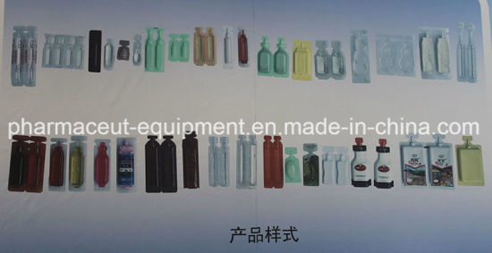 Máquina de llenado y sellado de ampollas de plástico de alta velocidad y máquina de etiquetado