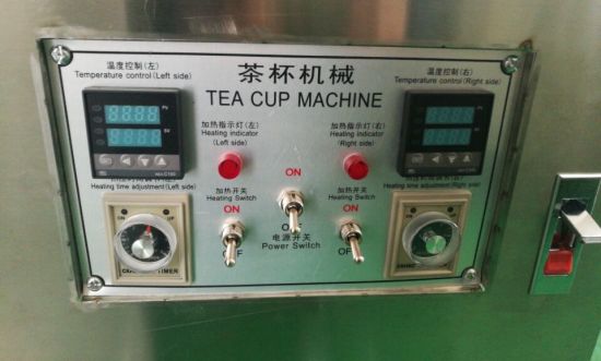 Máquina de envasado oculta de té / café de funcionamiento manual / té de máquina de taza de papel
