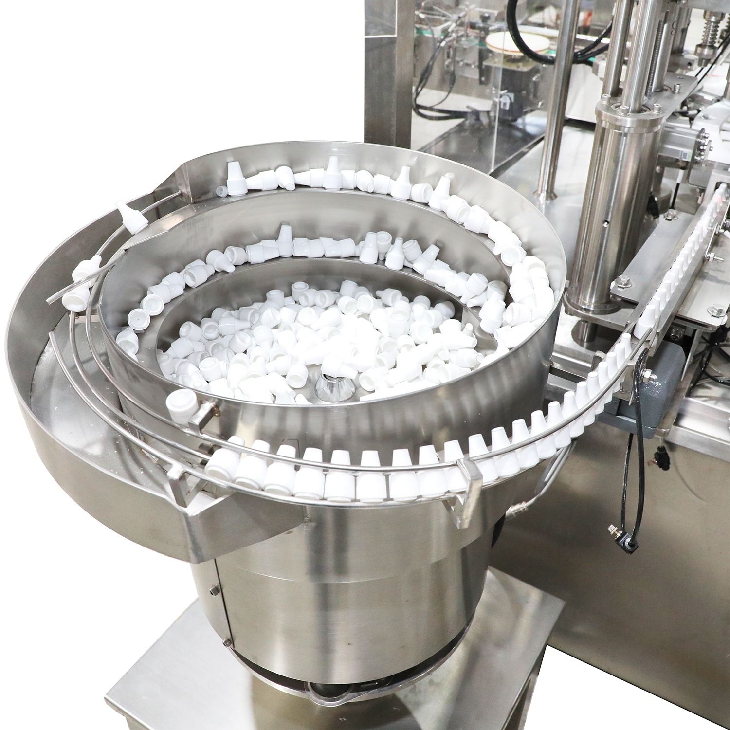 Máquina de llenado de E-líquidos electrónicos de cigarrillo electrónico controlada por pantalla táctil PLC automática