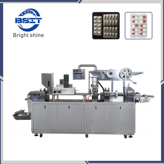 Máquina empacadora de blíster con servomotor de fabricación farmacéutica de línea de montaje de tabletas / cápsulas / píldoras