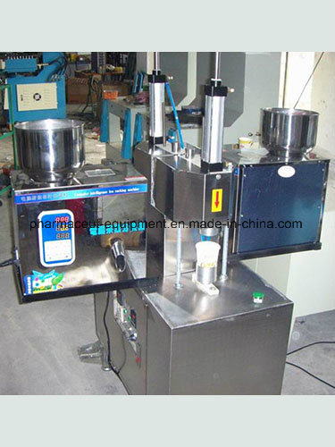 Máquina de embalaje de procesamiento de sellado de taza oculta de té de China (dos cabezales de sellado)