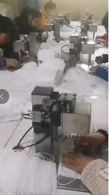 Máscara económica en blanco que hace la máquina de soldadura de la máquina hecha en China