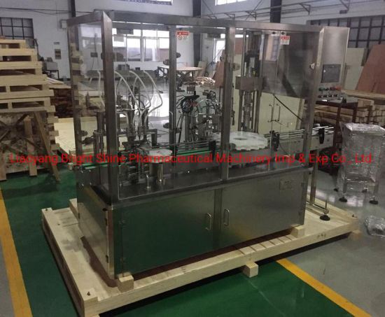 Máquina de sellado de llenado de líquido de bomba de pistón de botella de jarabe líquido oral (30-60ml)