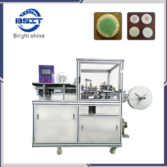 Máquina de envoltura de pliegues limpiador de inodoro de burbuja azul redonda Ht960