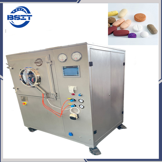  BGB1F China Fabricación de máquina de recubrimiento de película fina de azúcar con limpieza CIP 