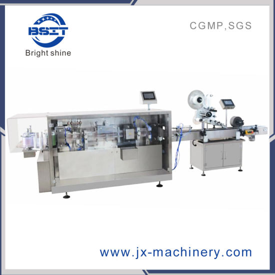 Máquina de etiquetado y tapado de llenado de botellas de ampolla de plástico Dsm5 + Lm100