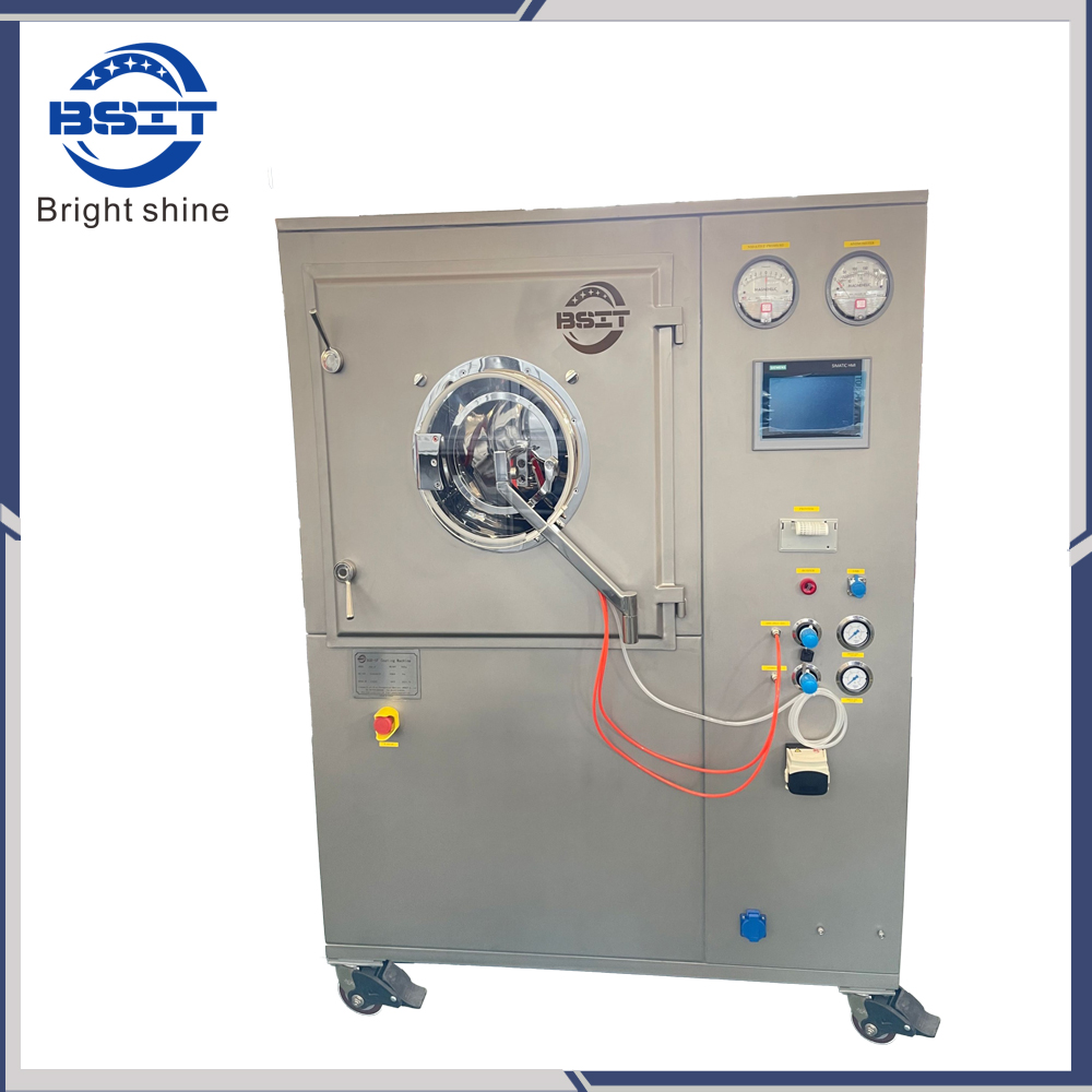  BGB1F China Fabricación de máquina de recubrimiento de película fina de azúcar con limpieza CIP 