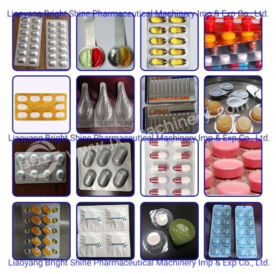 Fabricación de envases farmacéuticos Empaquetado / Empaquetado de la máquina de maquinaria automática de blister