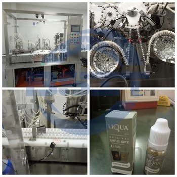 Precio de fabricación de botellas para mascotas Máquina de línea de producción de llenado de líquidos de cigarrillos electrónicos