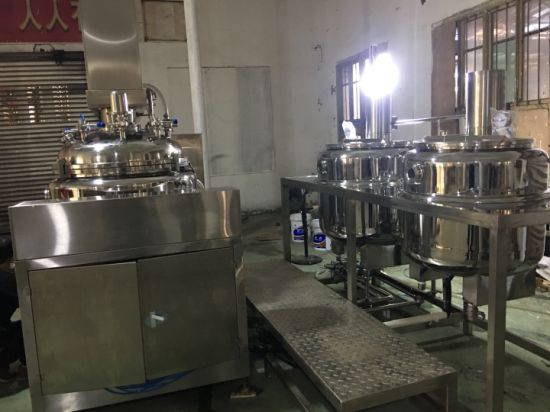 Máquina mezcladora emulsionante con estándares GMP