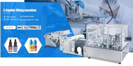 Empaquetadora automática de llenado de botellas de líquidos E