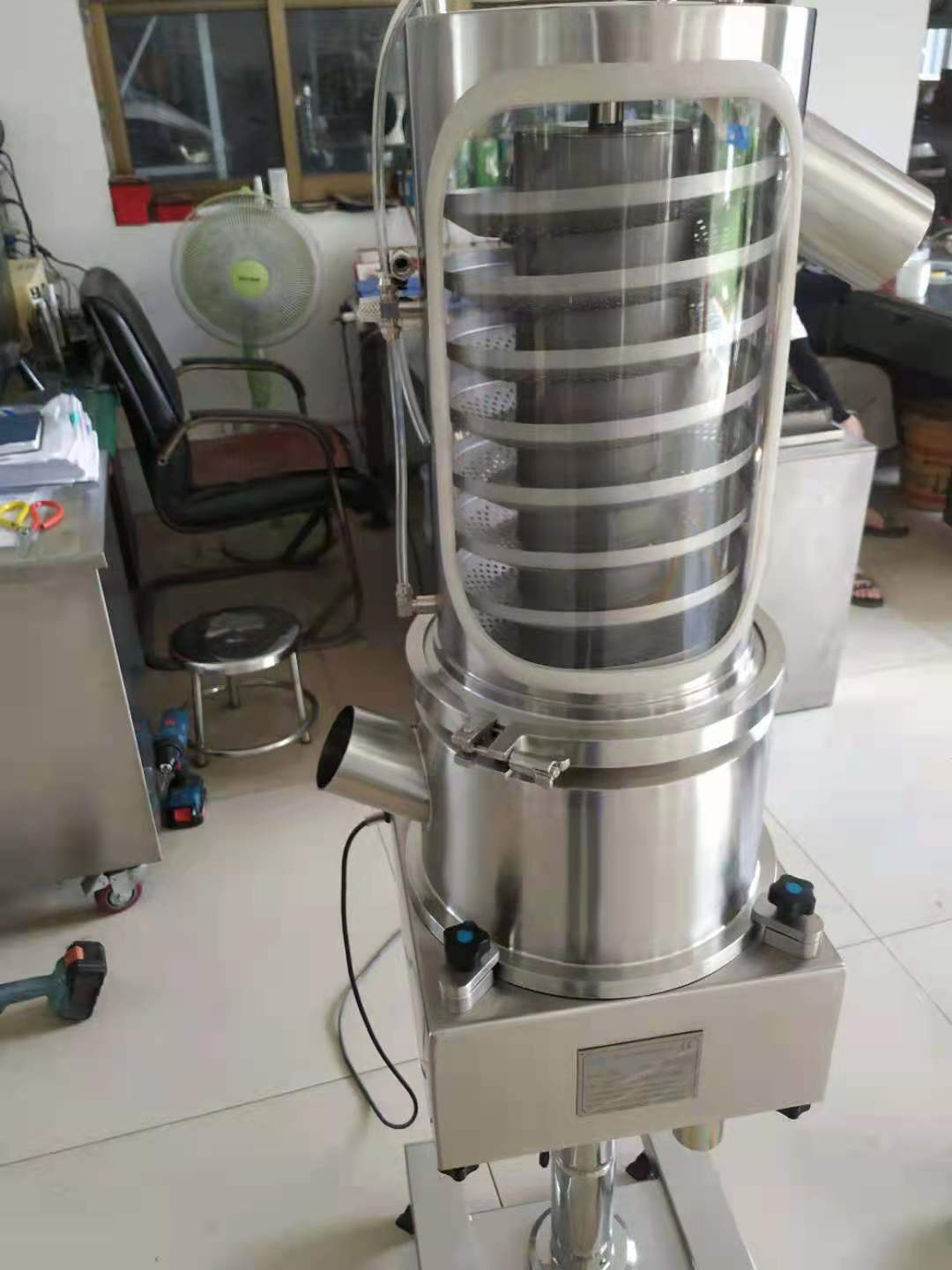 BZS-230 SUS304 Máquina de Deduster/Máquina de pulido para tableta/píldora 
