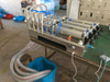 Crema manual semiautomática/líquido para lavar manos/máquina de llenado de alcohol líquido desinfectante