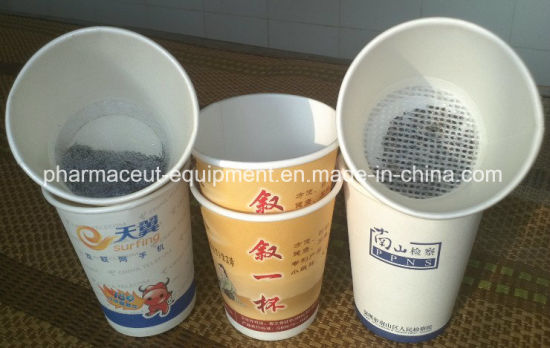 Máquina de envasado de sellado de papel de aluminio y fibra de llenado de taza oculta de té