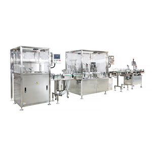 Máquina llenadora y selladora de líquidos para colirios de alta calidad para botellas de vidrio/botellas de plástico 