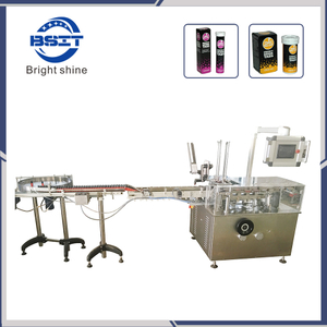 BSM Automática de alta velocidad jabón/botella/ampolla/bolsa/inyector/máquina de embalaje de caja de cartones de pegamento 