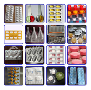 Máquina empacadora de blister de fabricación farmacéutica de línea de ensamblaje de tabletas/cápsulas/píldoras