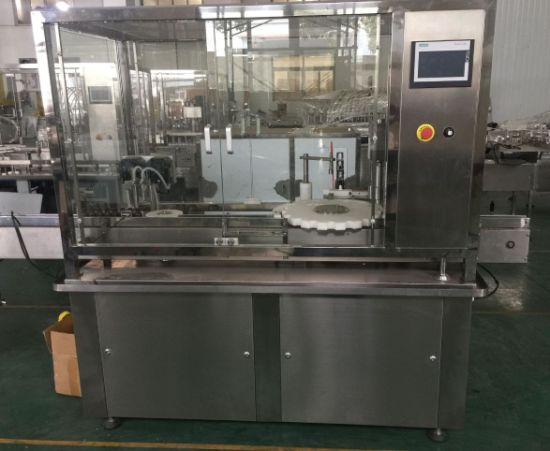 Máquina de llenado y sellado de aceite esencial líquido / Máquina tapadora de llenado de botellas de vidrio ámbar