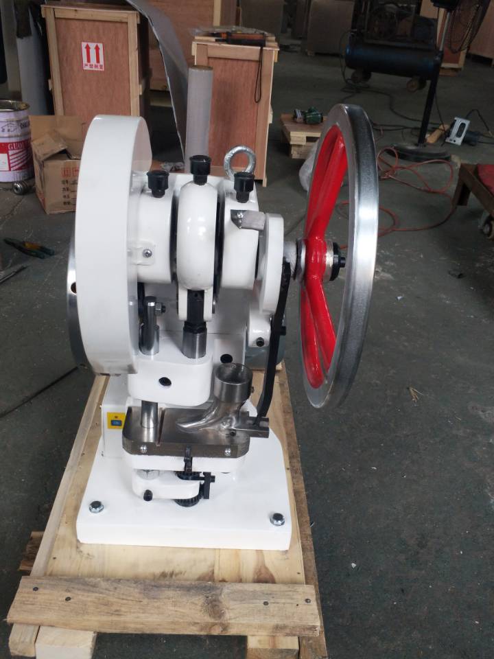 Tdp 1,5/5/6 SUS304 máquina pequeña de prensado de tabletas en polvo, de acero inoxidable, con un solo punzón 