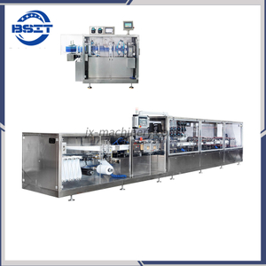 Máquina llenadora, selladora y etiquetadora de ampollas de plástico de alta velocidad BGS-240-P10